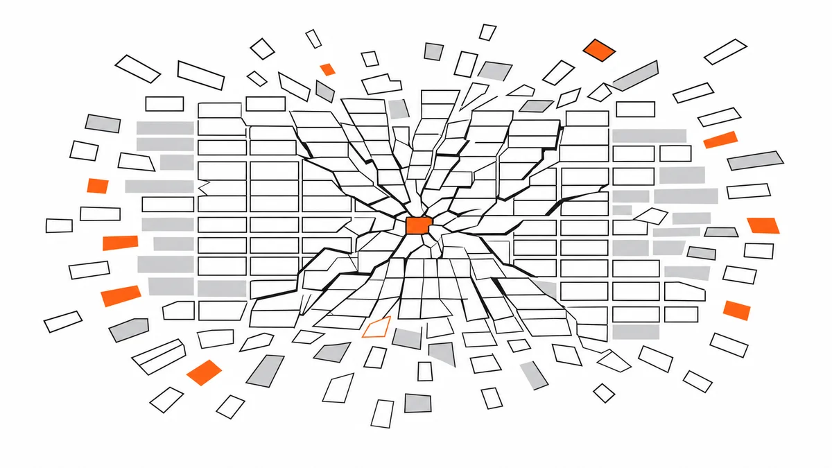 Spreadsheet grid fracturing under the weight of 50-plus dealership audit rows
