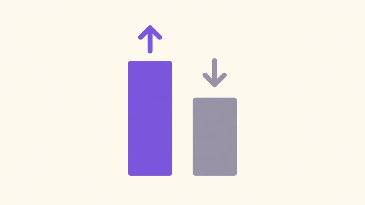 Flat vector comparing citation dividend for cited versus non-cited brands in AI search